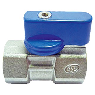 มินิบอลวาล์ว มินิบอลวาล์ว PP FF 1/2 นิ้ว วาล์วน้ำ งานระบบประปา MINI BALL VALVE PP FF 1/2" BRASS