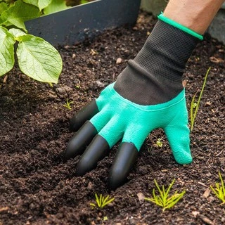 ถุงมือขุดดิน พรวนดิน ขุดดินทำสวน การทำสวน เครื่องมือ ปลูกต้นไม้ ต้นไม้ Garden Gloves