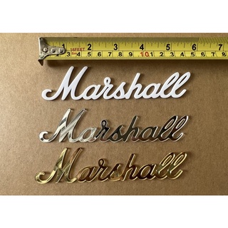 โลโก้ติด ลำโพง marshall. ยาว 15 cm