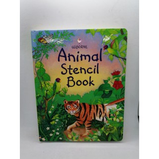 Animal Stencil Book, USBORNE.- B