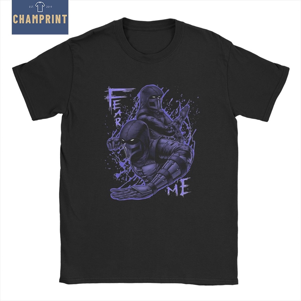 Noob Saibot Sub-zero Mortal Kombat เสื้อยืดสําหรับชาย Amazing Pure Cotton Tee เสื้อรอบคอแขนสั้นเสื้อ