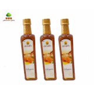 ดอยคำ น้ำผึ้งจากเกสรดอกลำไย 100% 770 กรัม 3 ขวด Doi Kham Longan Honey  fresh  natural 100% 770 grams 3 bottles #387