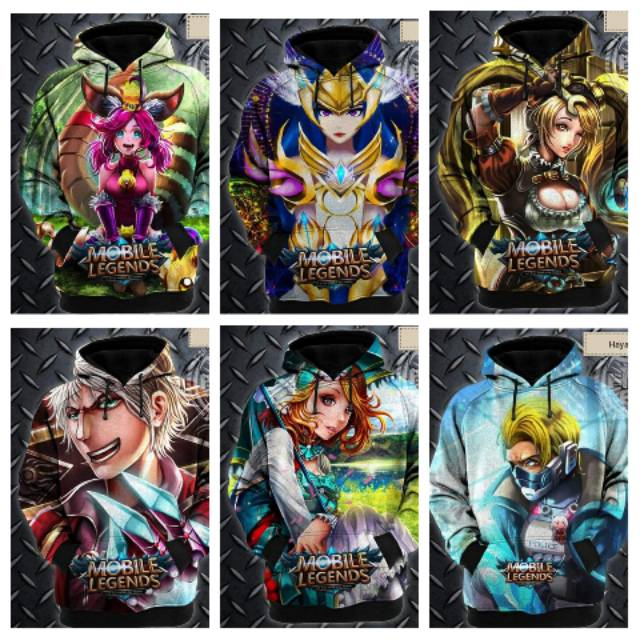 MOBILE LEGENDS SWETER HOODIE เสื้อแจ็คเก็ต 3D MOBILE LEGENDS SWETER MOBILE LEGENDS HOODIE DISTRO HOO