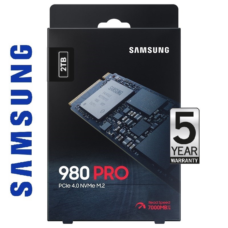 Samsung 2TB 980 PRO M.2 NVMe (PCIe4) SSD
