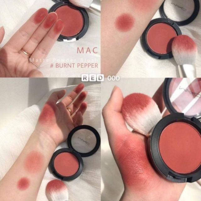 พร้อมส่ง💕 บลัชแมค สี Burnt Pepper MAC POWDER BLUSH สีสวยมาก สวยตาเเตก