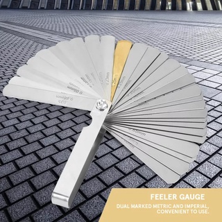 32 Feeler Gauge Metric Gap Fillers รถจักรยานยนต์และยานยนต์วาล์ว Setters Fill Gauge 32 Manifold บรรจุ 0.04-0.88 mm T-001