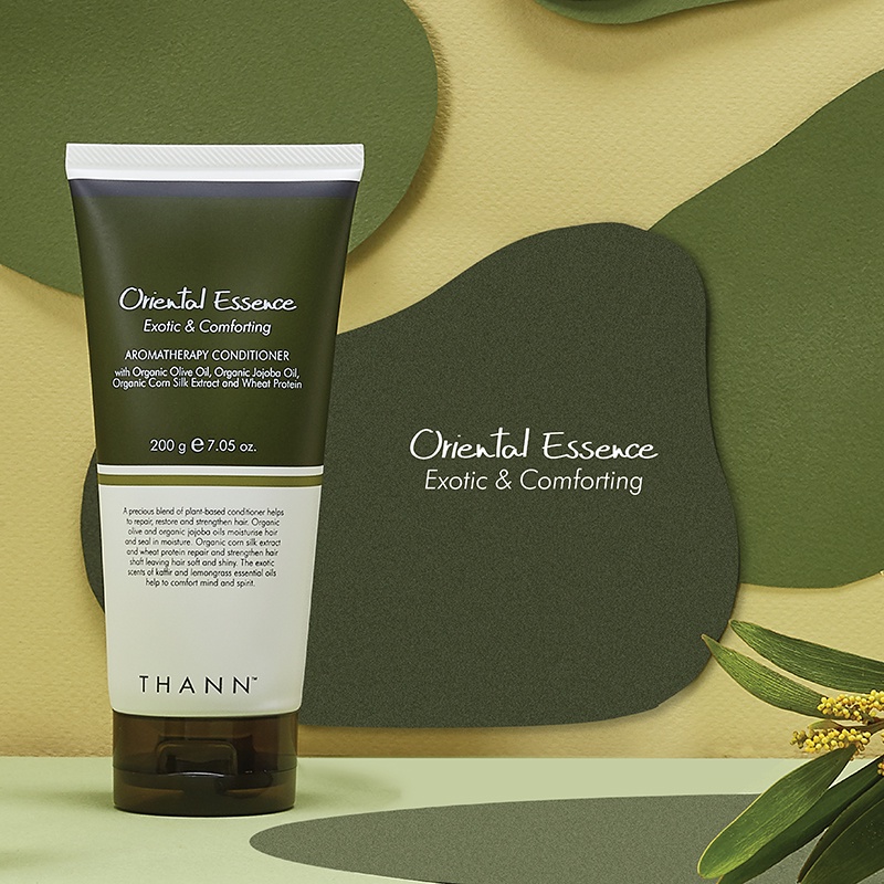 THANN Oriental Essence Aromatherapy Conditioner 200 ml. เส้นผมแข็งแรงขึ้น 30 % และผมหนาขึ้น 17%