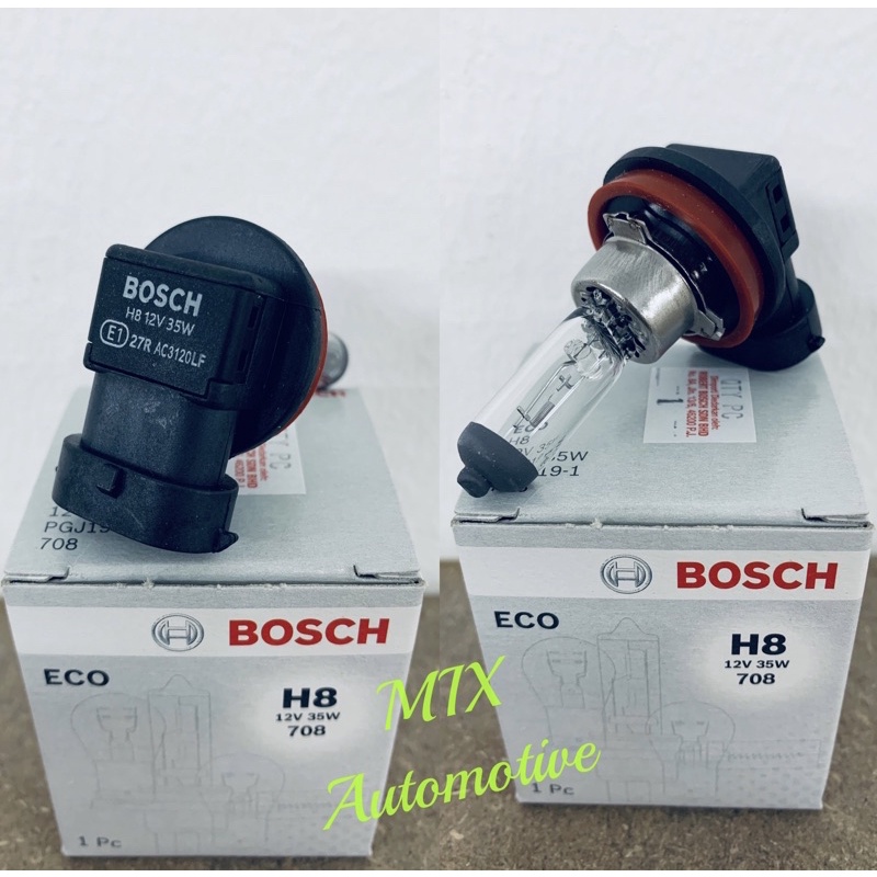 BOSCH ไฟหน้ารถ BOSCH H8 BULB 12V 35W BOSCH H8 Mentol