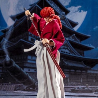 พร้อมส่ง โมเดล Dasheng Langke Sword Heart Battousai Scarlet Kenshin สีฟ้า สีแดง