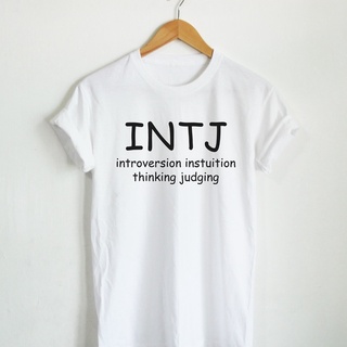 MBTI INTJ เสื้อยืดลาย แบบทดสอบบุคลิกภาพ เสื้อยืดสกรีน วัยรุ่น