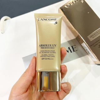 📍สินค้าเคาเตอร์แท้ 💯% (ครีมกันแดดไลน์ท็อปของแบรนด์ LANCOME ABSOLUE UV PRECIOUS CELLS GLOBAL YOUTH PROTECTOR SPF 50 PA+++