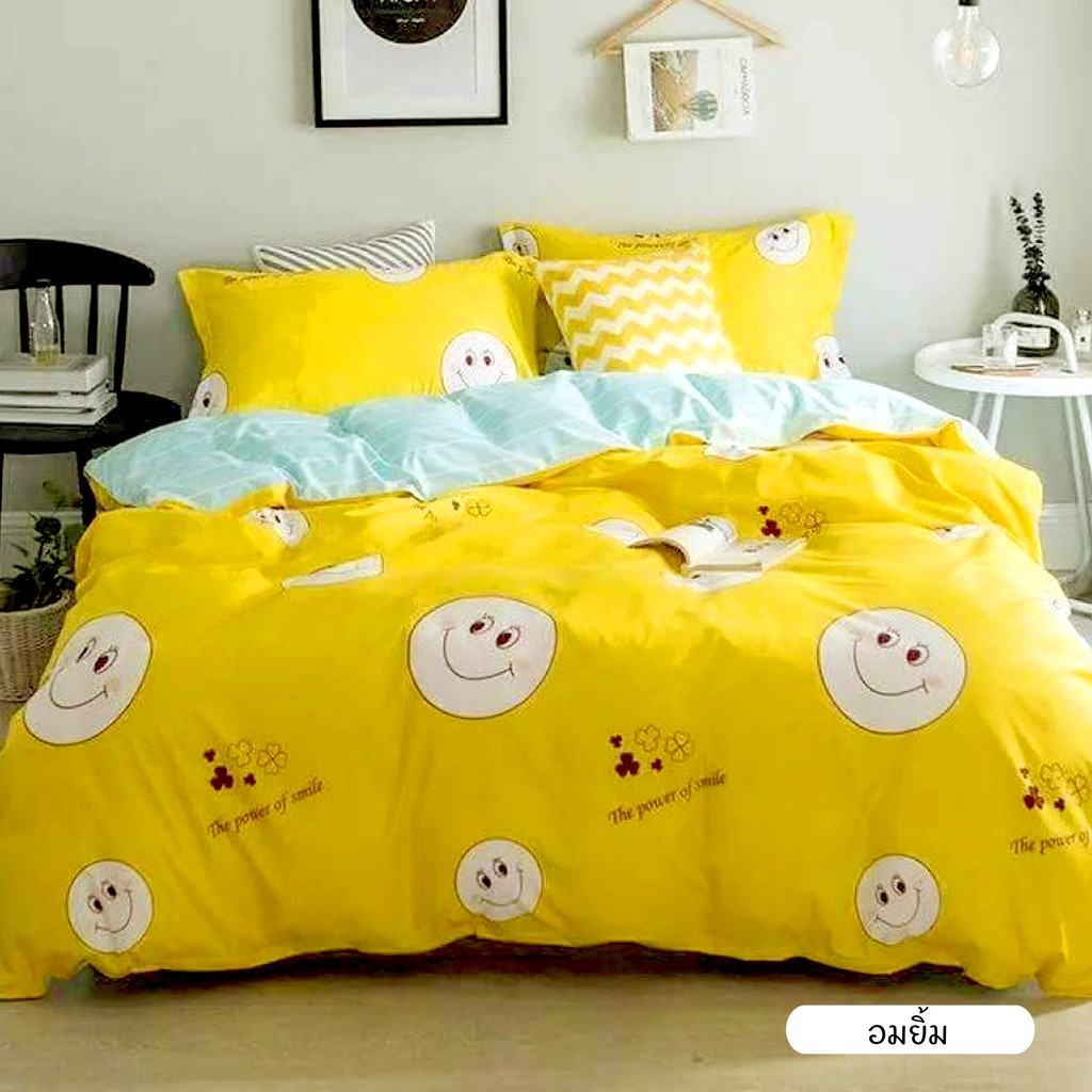 ผ้าปูที่นอน 6 ฟุต ลายการ์ตูน เกรดเอ พรีเมี่ยม ราคาถูก  AI ZHUO AQ HOME