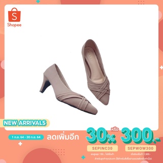 [ลด 30% โค้ด SEPINC30]รองเท้าคัชชูหนังนิ่มสีเทา