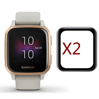 Garmin Venu SQ ฟิล์มใส ป้องกันรอย 3D สําหรับสมาร์ทวอทช์ 2 ชิ้น