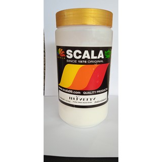 สีสกรีนเสื้อ สีสกรีนผ้า สียางใส (แป้งยาง) Scala  1 ก.ก.