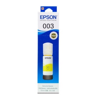 Epson 003 Y น้ำหมึกเติมแบบขวด สีเหลือง ของแท้ 65 ml (T00V400)