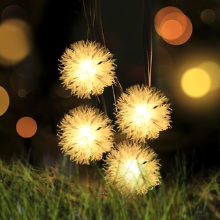 สต๊อกในไทย! ไฟกระพริบ โซล่าเซลล์ รุ่น ดอก Dandelion