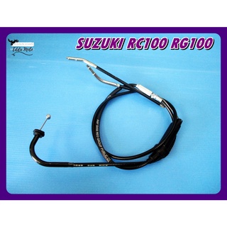 SUZUKI RC100 RG100 THROTTLE CABLE SET (117 cm.) "GRADE A"  // สายคันเร่งชุด สายเร่งชุด (ยาว 117 ซม.) สินค้าคุณภาพดี