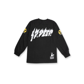 SLUM LTD - 10DEEP RADIATED L/S TEE Black