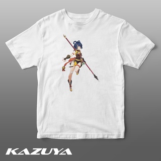 เสื้อยืดผู้ Kazuya TM-0210 GENSHIN IMPACT เสื้อยืด - XIANGLING - Game S-5XL