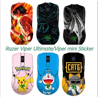 สติกเกอร์ติดเมาส์ กันลื่น เนื้อแมตต์ กันเหงื่อ สําหรับ Razer Viper Ultimate Viper MINI