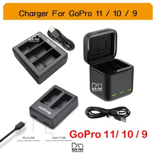 🇹🇭 Gopro 11 / 10 / 9  แท่นชาร์จ Gopro11 กล้อง Gopro Hero 9 10 11 USB Type C Charger for Gopro10 GoPro9 ที่ชาร์จกล้อง