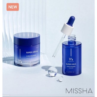 🐳💓NEW Missha Super Aqua Ultra Hyalron Ampoule &amp; Cream