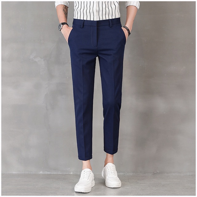 กางเกงขาเต่อเอวสูง ผ้ายืดทรงสวยสไตล์Korea  เอว28-40นิ้ว - รูปที่ 7