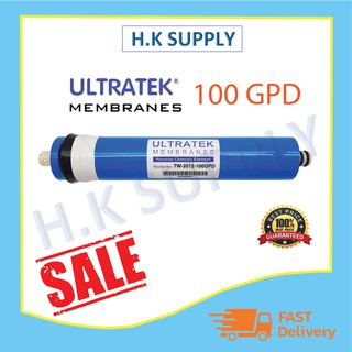 Ultratek ไส้กรองน้ำ ไส้กรองเมมเบรน RO เมมเบรน Membrane 100 GPD เครื่องกรองน้ำ ตู้น้ำหยอดเหรียญ