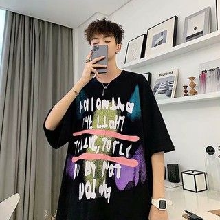 ✨พร้อมส่ง✨ เสื้อยืด เสื้อOversize เสื้อพิมพ์ลาย เสื้อสตรีท เสื้อสไตล์เกาหลี oversize ใส่ได้ทั้งหญิงชาย ST40