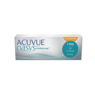 Acuvue Oasys 1Day for Astigmatism คอนแทคเลนส์รายวันสายตาสั้นและเอียง (1 Box : 15 Pairs)