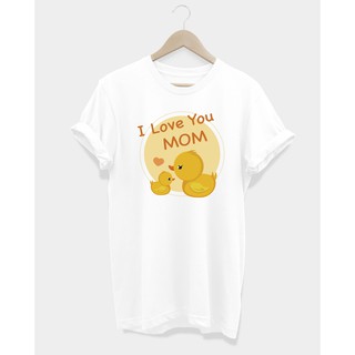 เสื้อยืดลายวันแม่ I love you mom