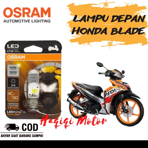 ไฟหน้า Led Osram Honda Blade T19 ดั้งเดิม