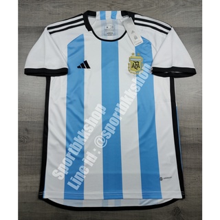 เสื้อฟุตบอล ทีมชาติ Argentina home อาร์เจนตินา เหย้า ชุดฟุตบอลโลก ปี 2022