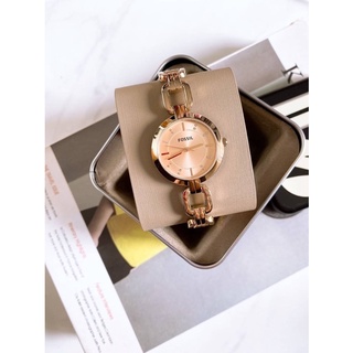 Fossil นาฬิกา Kerrigan Three-Hand Gold-Tone Stainless Steel Watch