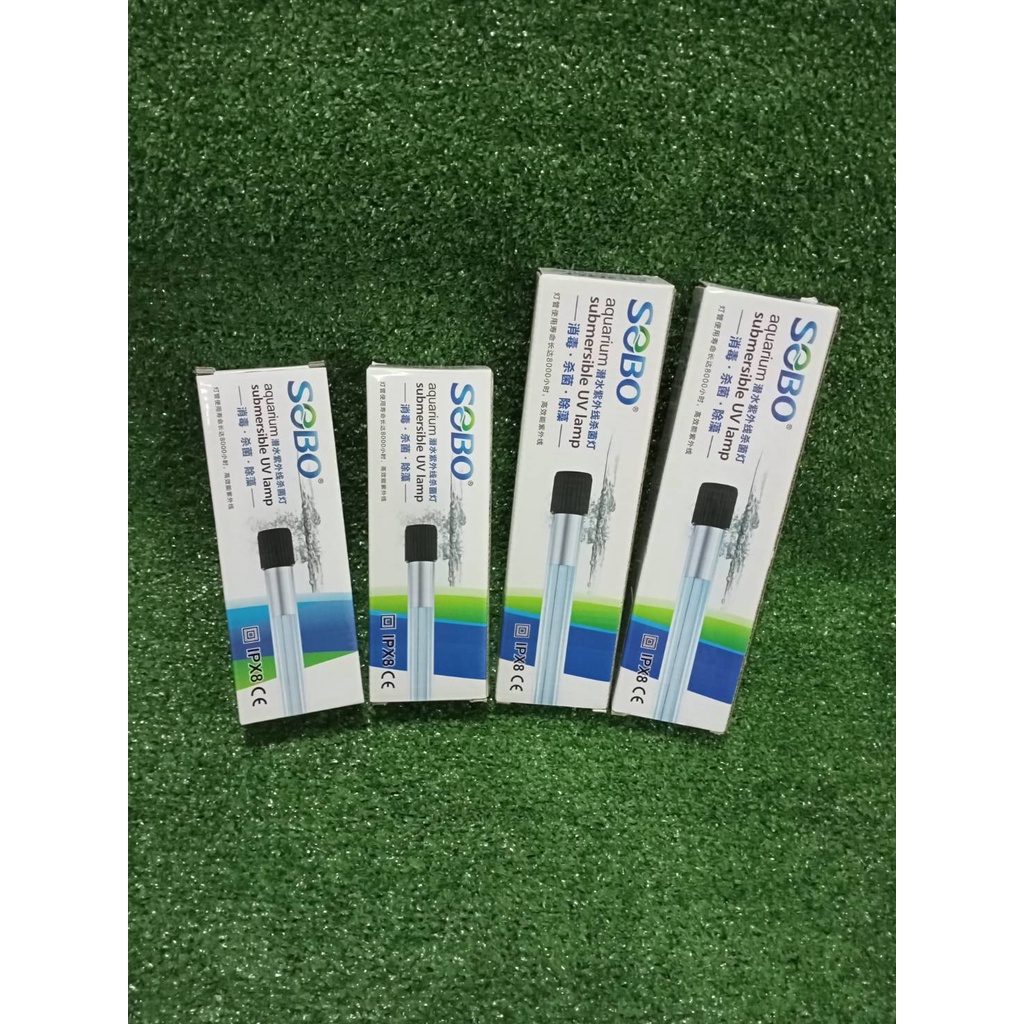 SOBO T5-UV5W, T5-UV7W, T5-UV9W, T5-UV11W หลอด UV 5W,7W,9W,11w หลอดยูวี ฆ่าเชื้อ ลดตะไคร้น้ำ สำหรับตู