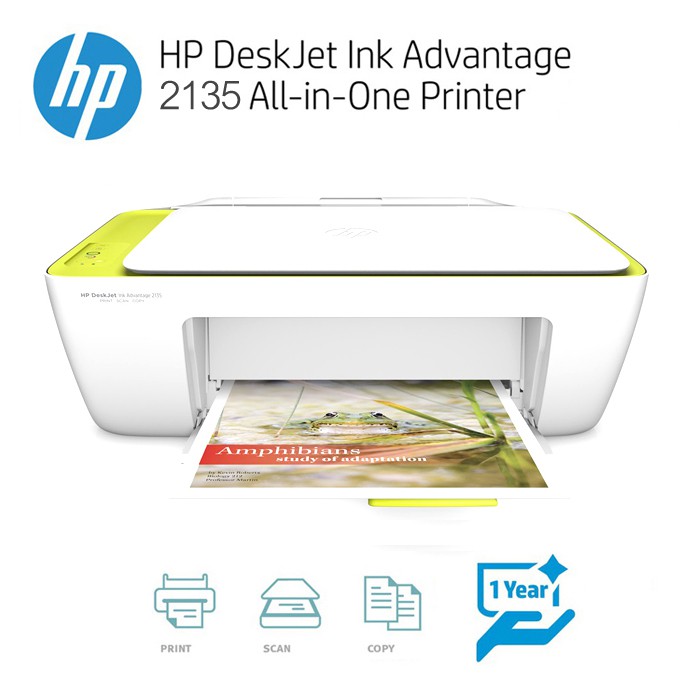 เครื่องปริ้นเตอร์ HP Deskjet Ink Advantage 2135