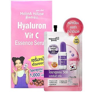 [กล่อง 6 ซอง] Moon A House Hyaluron Vit C Essence Serum มุนอา เฮ้าส์ ไฮยาลูรอน วิตซี เอสเซ้นส์เซรั่ม