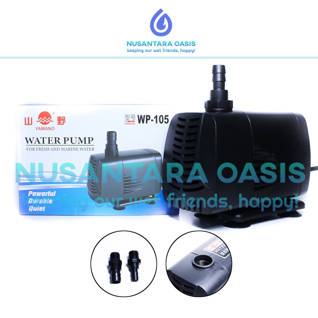 YAMANO WP 105 ปั๊มน้ํา AQUARIUM / YAMANO HYDROPONIC SUBMERSIBLE PUMP WP105