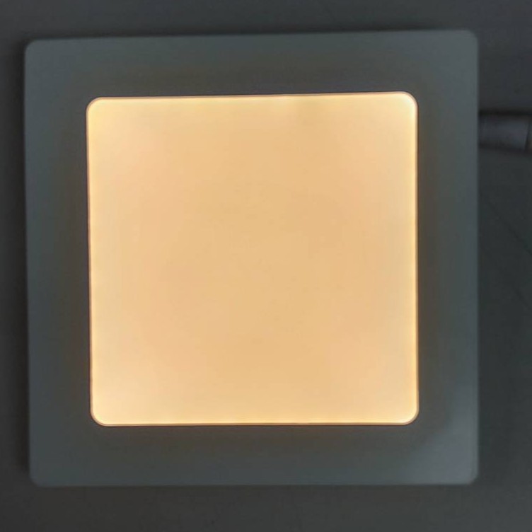 โคมไฟฝังฝ้า Panal LED 9W WARMWHITE (แบบสี่เหลี่ยม) รูปที่ 3