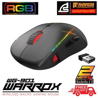 เกมส์มิ่ง เมาส์ SIGNO E-Sport Wireless Macro Gaming Mouse WARROX รุ่น WG-901 (Black).