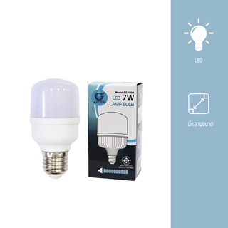 IWACHI หลอดไฟทรงกระบอก LED LAMP BULB  ขั้วE27 7W-13W-15W