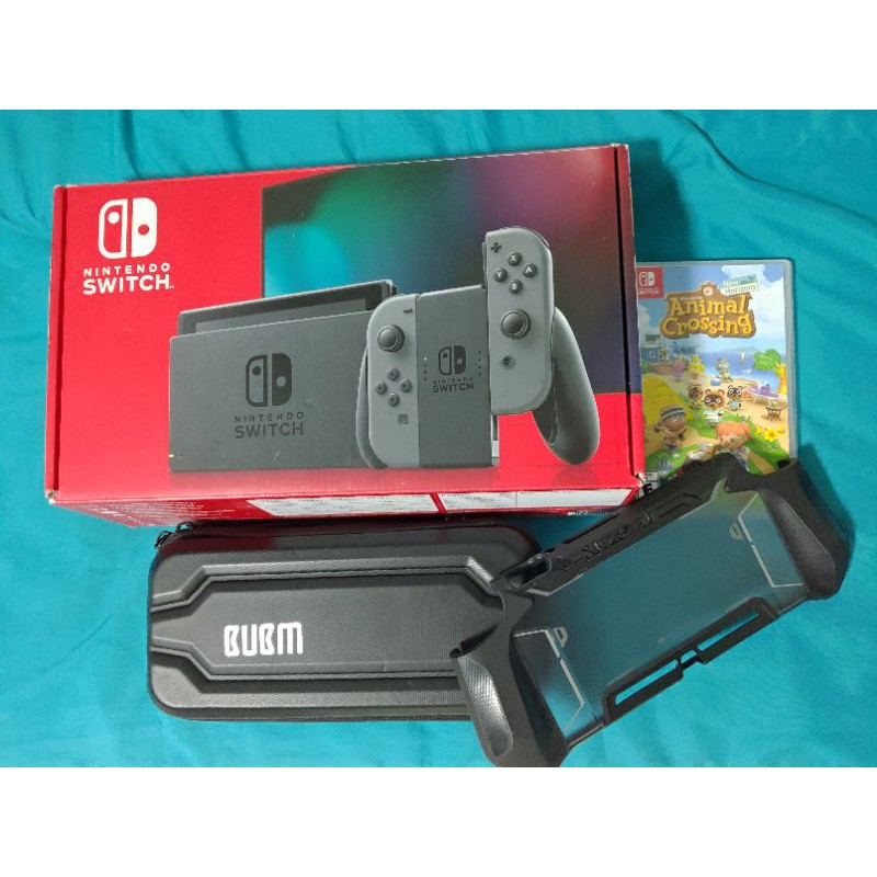 Nintendo switch กล่องแดง มือสอง แถมเกมส์ Animal crossing