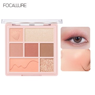 Focallure พาเลตต์อายแชโดว์ บลัชออน ไฮไลท์ เครื่องสำอางสำหรับแต่งหน้า แบบ 3 In 1