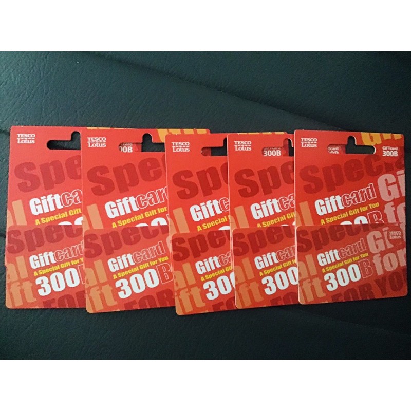 Gift Card Lotus บัตรแทนเงินสดโลตัส 300 บาท