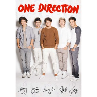 โปสเตอร์ รูปถ่าย วง ดนตรี บอยแบนด์ One Direction (2016) POSTER 24"x35" Inch English Pop Rock Boy Band Teen Pop Rock V4