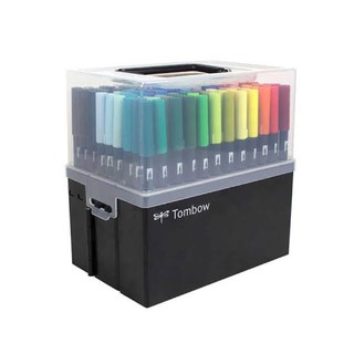 TOMBOW ABT DUAL BRUSH PENS SET 108 ปากกาหัวพู่กัน 108สีพร้อมกระเป๋าพกพา และกล่องพลาสติก