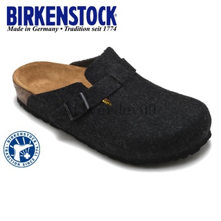 สไตล์ใหม่! Birkenstock รองเท้าแตะ รองเท้าชายหาด ผ้าสักหลาด พรีเมี่ยม สีดํา สีเทา สําหรับผู้ชาย และผู้หญิง