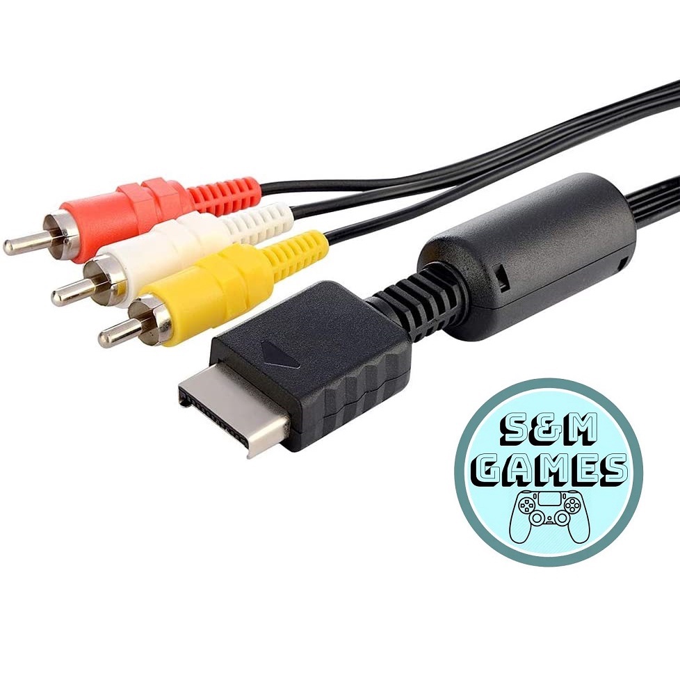 (2 แบบ) สาย AV PS2 PS3 สำหรับเครื่อง playstation PS2 / PS3 Playstation สาย AV PS1 PS2 PS3 Audio Video AV สายแปลง Ps2