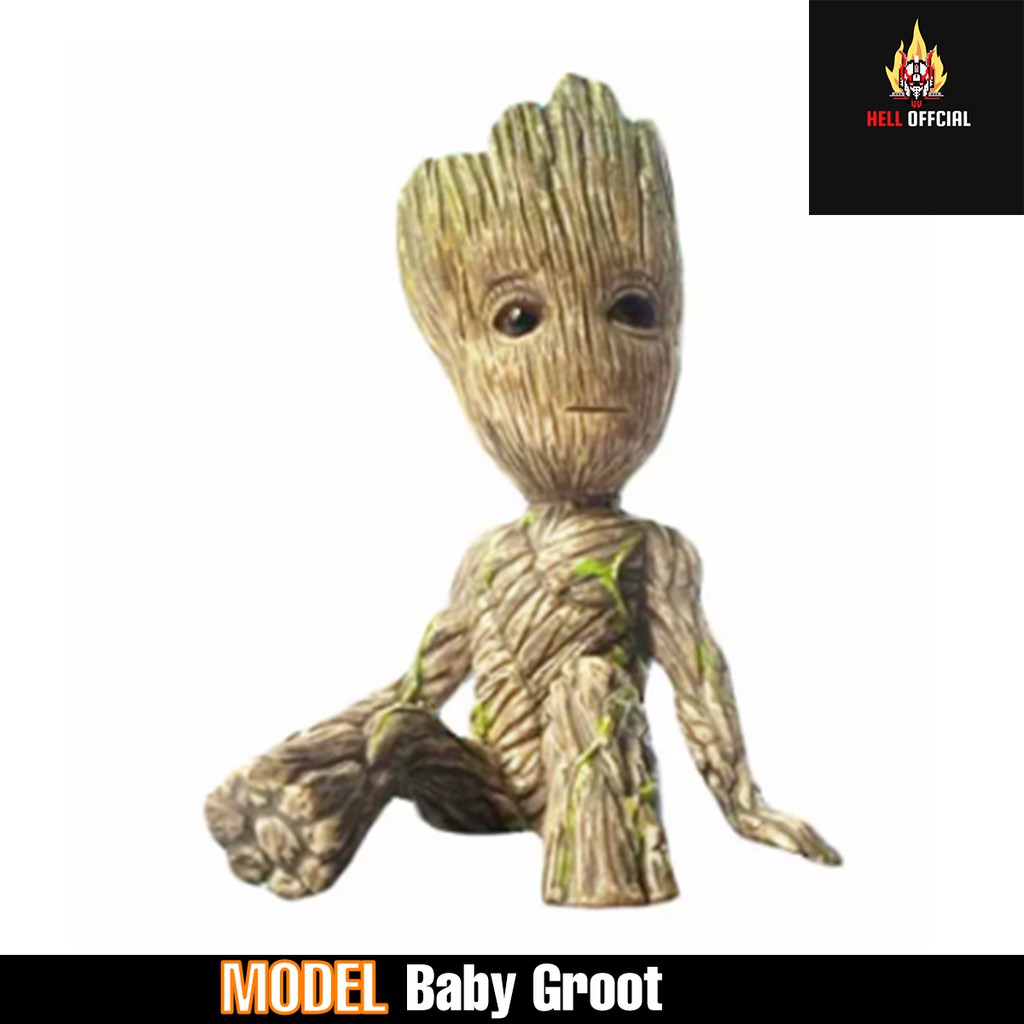 Groot โมเดล Groot Marvel ใช้ตกแต่งห้อง ตกแต่งตู้ปลา ของตกแต่ง ตกแต่งโต๊ะทำงาน By Hell Shop ⚡
